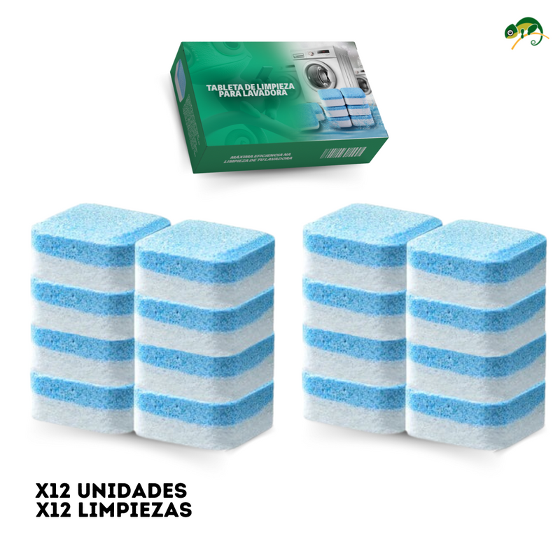 Pastilla Limpiador de Lavadora - 12x Limpieza - Envío gratuito✅