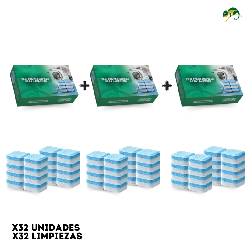 Pastilla Limpiador de Lavadora - 12x Limpieza - Envío gratuito✅