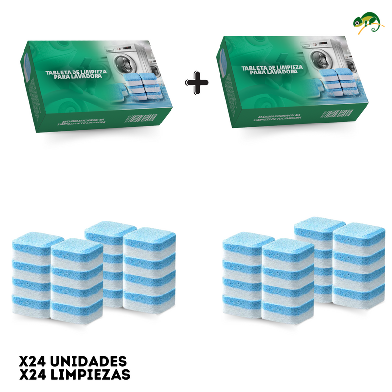 Pastilla Limpiador de Lavadora - 12x Limpieza - Envío gratuito✅